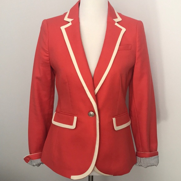 Banana Republic Jackets & Blazers - Red cream blazer new never worn.